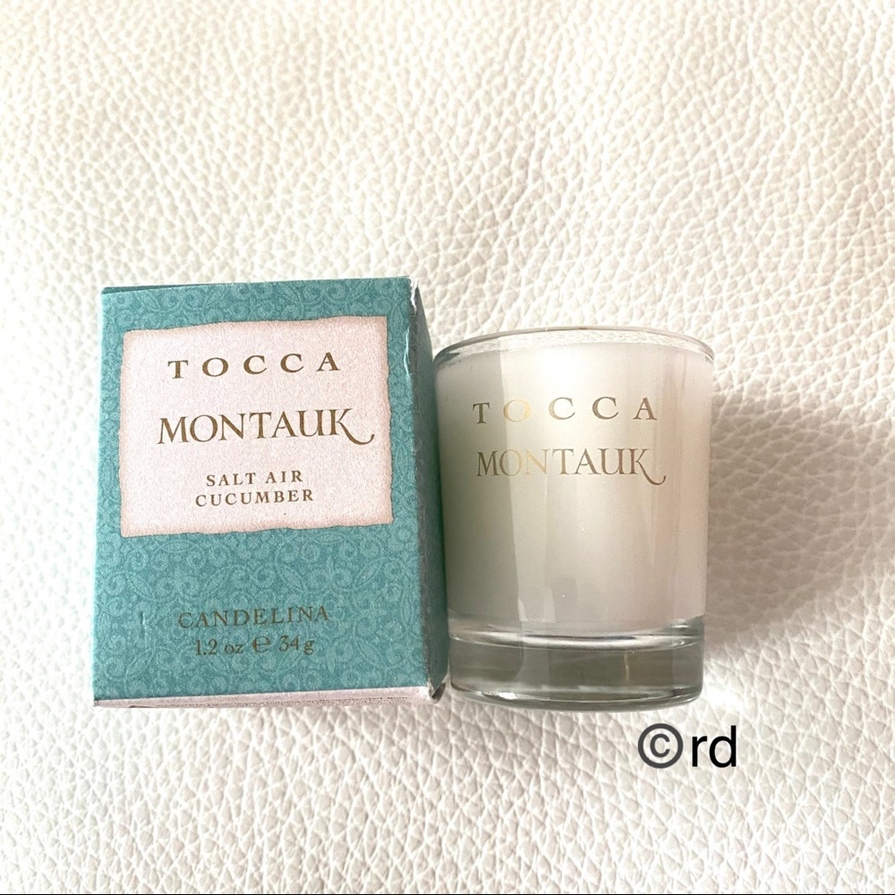 Mini Tocca Montauk Salt Air Cucmber Candle new